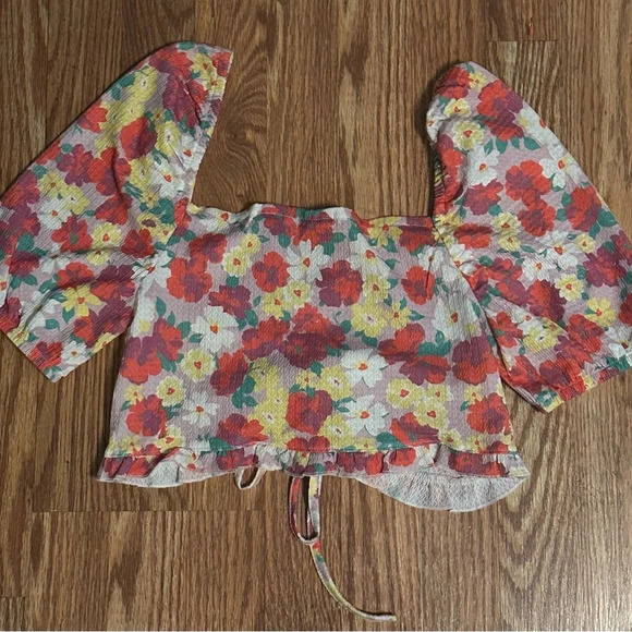 ASOS Design floral crop top - Picture 2 of 3